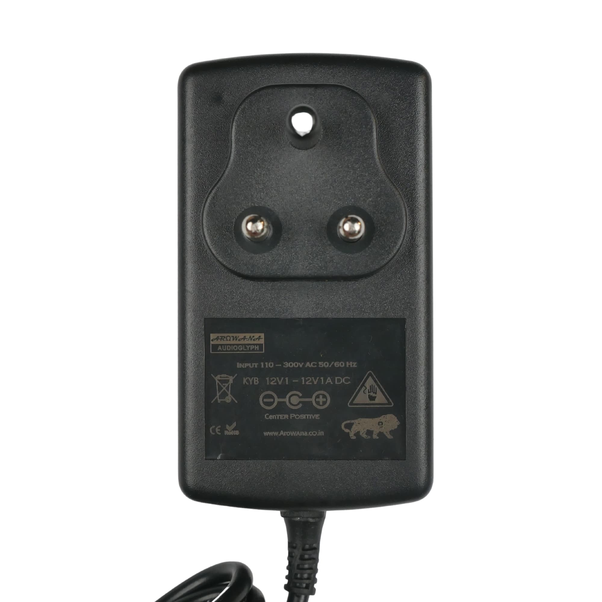 KYB12V1 For Yamaha Keyboards PA-130 Replacement for PSR Series & Other Models 12V 1 Amp Center Positive